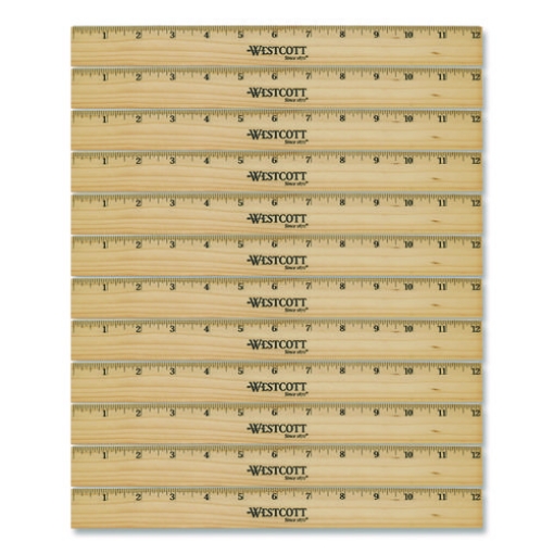 Picture of RULER,SCALE,12",BG,12PK