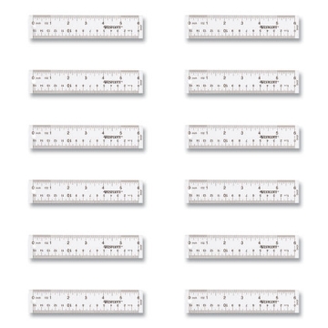 Picture of RULER,6",CLR,12/BX
