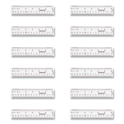 Picture of RULER,6",CLR,12/BX