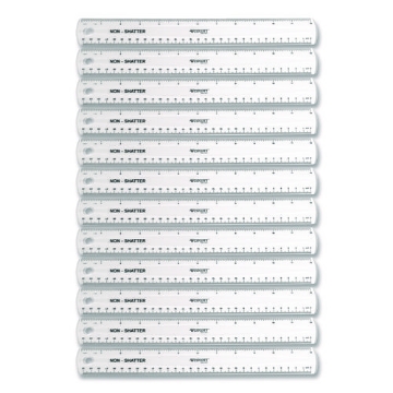 Picture of RULER,12",CLR,12/BX