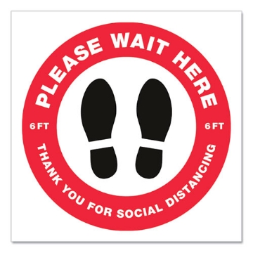 Picture of DECAL,FLOOR,SOCL DIST