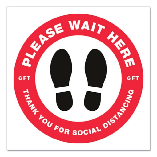 Picture of DECAL,FLOOR,SOCL DIST