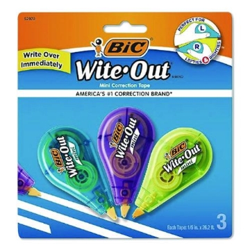 Picture of TAPE,CORRECT,3/PK,ASST