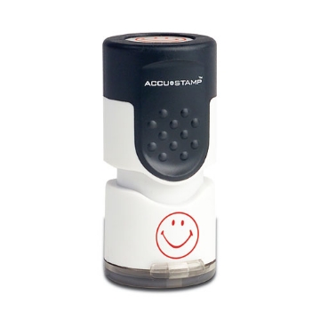 Picture of STAMP,ACCU,SMILEY FACE,RD