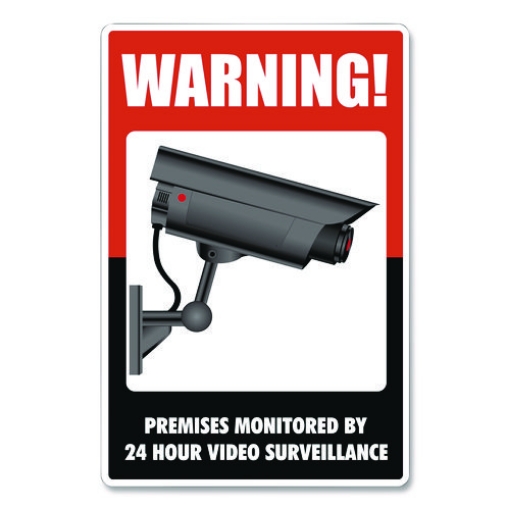 Picture of SIGN,SURVEILLANCE,8X12