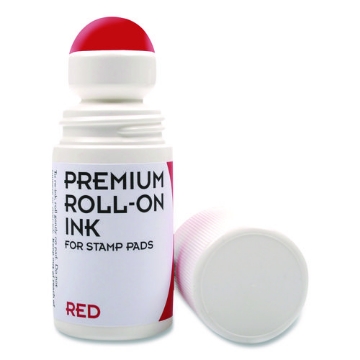 Picture of STAMP,ROLLON,PAD,INK,RED