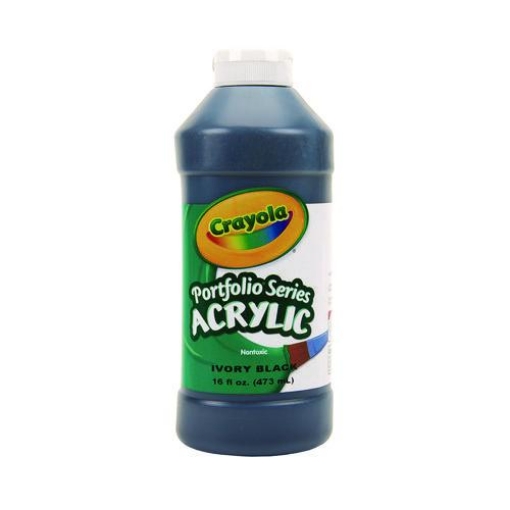 Picture of PAINT,16 OZ,ACRYLC,BLK