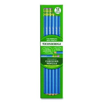 Picture of PENCIL,TIC,W/ERS,12,BE