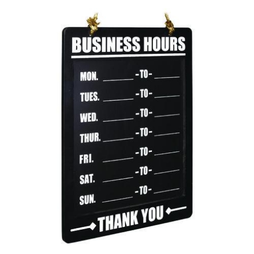Picture of BOARD,HANGING OPEN HOUR