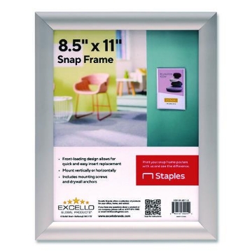 Picture of FRAME,SILVER,SNAP,8.5X11