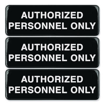 Picture of SIGN,ATHRZD,PRSNL,BK/WH