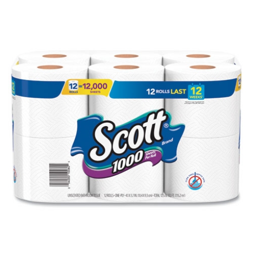 Picture of TISSUE,BATH,1000SH,4PK