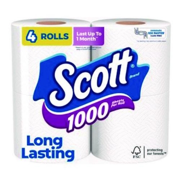 Picture of TISSUE,TOILET,SCOTT,12-4