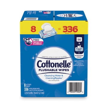 Picture of WIPES,FLUSHBL,42SH,8PK/CT