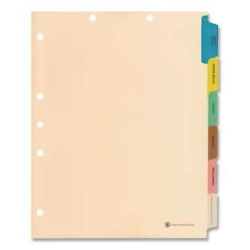 Picture of FOLDER,DIVIDER,SETS,6TAB