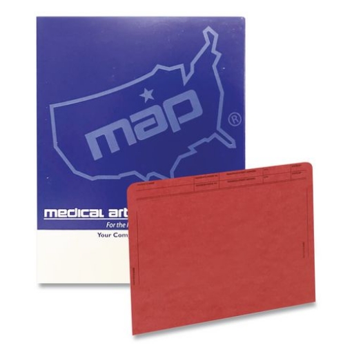 Picture of FILE,POCKT,LTTR,50/PK,RED