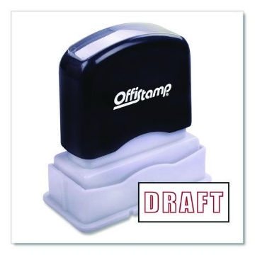 Picture of STAMP,DRAFT,PREINK
