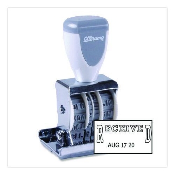 Picture of STAMP,DATE,RCVD