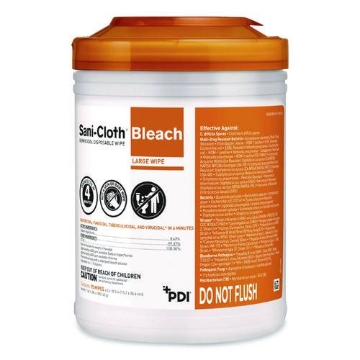 Picture of WIPES,BLCH DISINF,75/PK