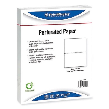 Picture of PAPER,8.5X11,PERF,5RM