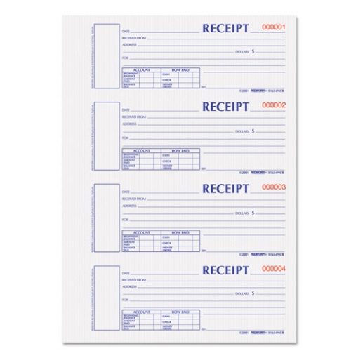 Picture of BOOK,RCPT,MONEY,DUP300/ST