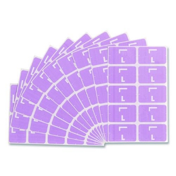 Picture of LABEL,FLDR,LETTER-L,1C/PK