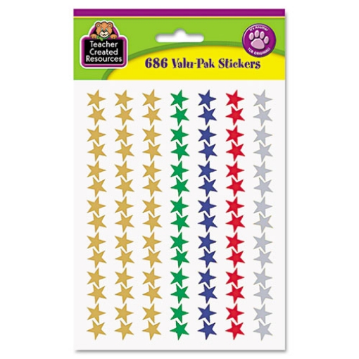 Picture of STICKERS,FOIL STARS,686PK